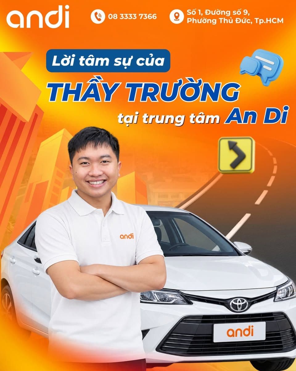 Thầy Trường, thầy dạy lái tại An Di